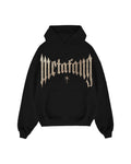 GOLD RHINESTONE HOODIE META FANG