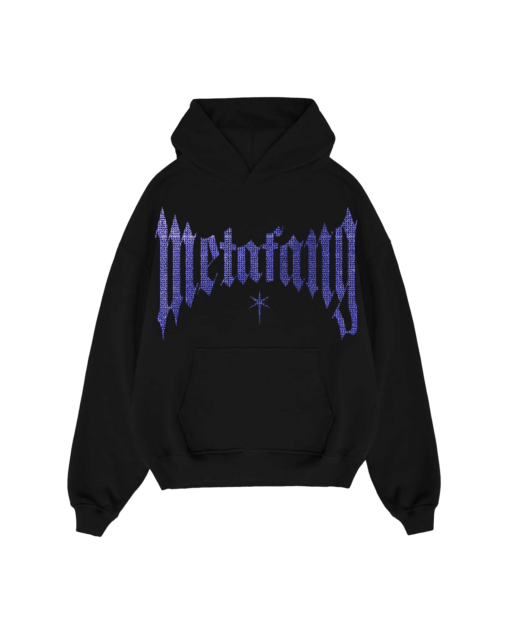 SAPPHIRE RHINESTONE HOODIE META FANG
