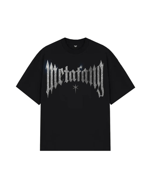 CRYSTAL RHINESTONE TEE META FANG