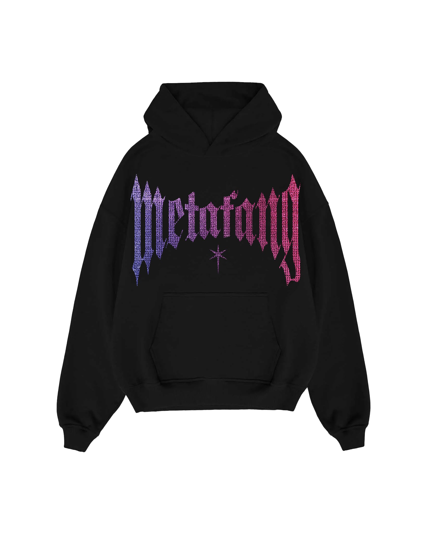 SHIBUYA RHINESTONE HOODIE META FANG