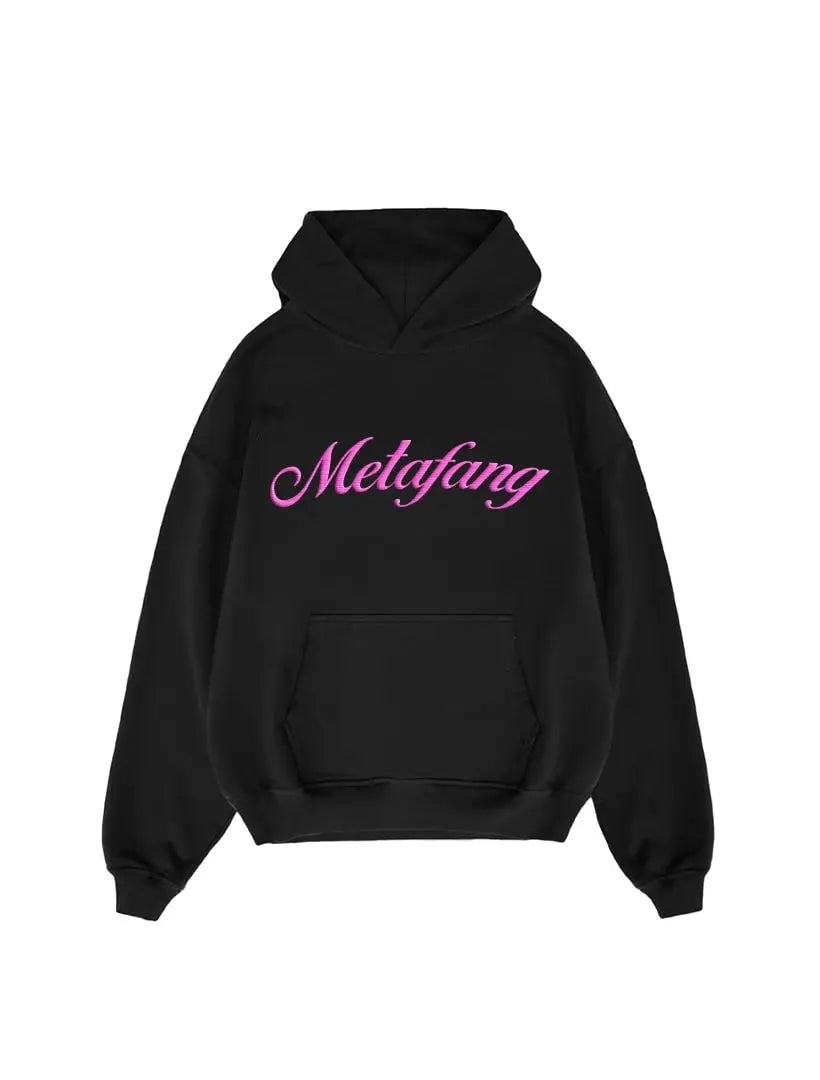 ITALIC LOGO HOODIE META FANG