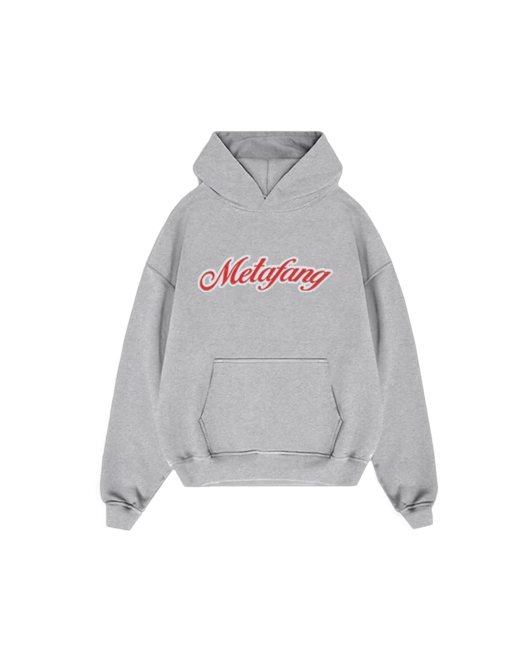 GREY ITALIC HOODIE