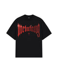 RED RHINESTONE TEE META FANG