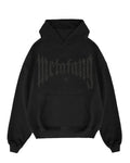OFTD BLACK RHINESTONE HOODIE META FANG