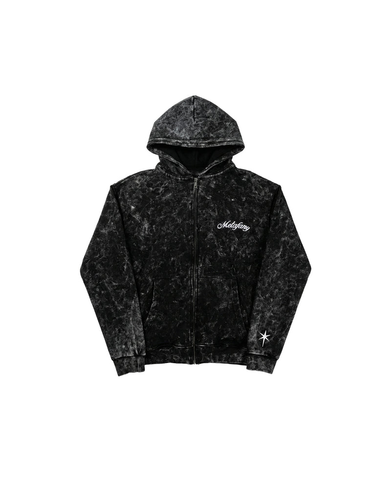 ACID WASHED ZIP UP