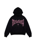 PINK RHINESTONE HOODIE